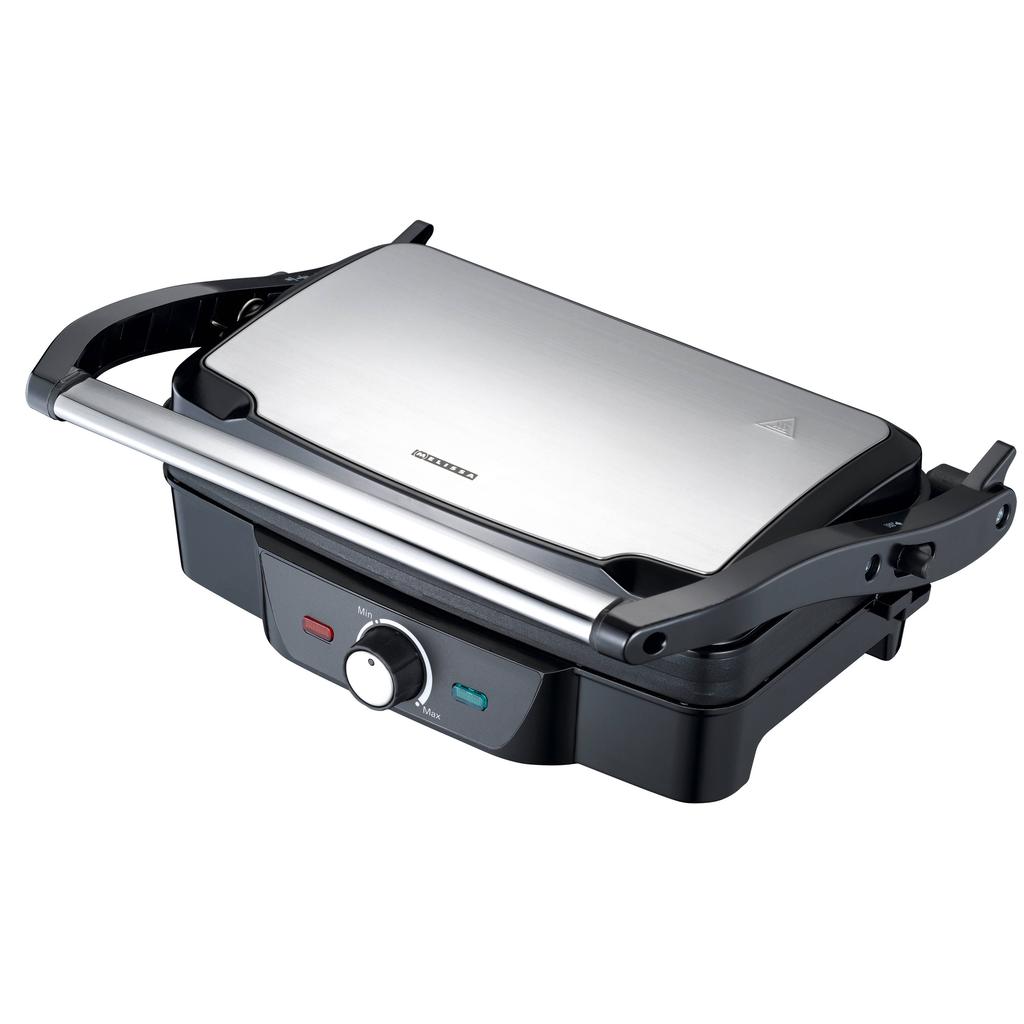 Melissa 16240108 - Panini maker 1600W, roestvrij staal/zwart