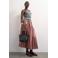 TOPSHOP gestreepte A-lijn rok multi