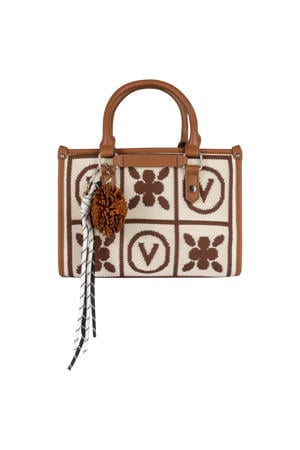 mini handtas Tyle cognac/beige