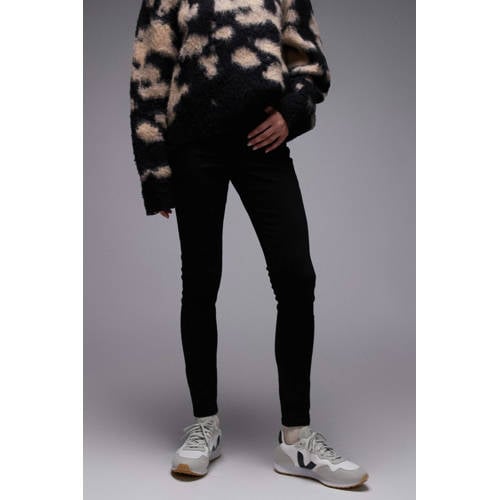 TOPSHOP Tsjamie Hr Slim Dnm Jeans Bl Noos high waist slim fit jeans black denim afbeelding