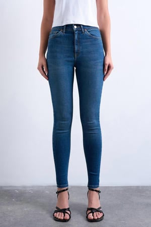 Tsjamie Hr Slim Dnm Jeans Mb Noos high waist slim fit jeans medium blue denim