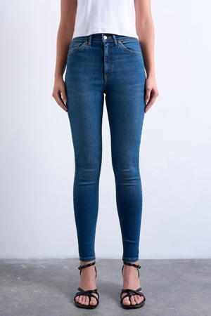 Tsjamie Hr Slim Dnm Jeans Mb Noos high waist slim fit jeans medium blue denim