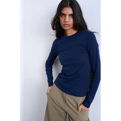 TOPSHOP longsleeve marineblauw afbeelding