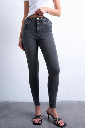 Tsjamie Hr Slim Dnm Jeans Blw Noos high waist slim fit jeans black denim