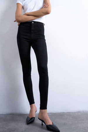 Tsjoni Hr Skinny Dnm Jeans Bl Noos high waist skinny jeans black denim