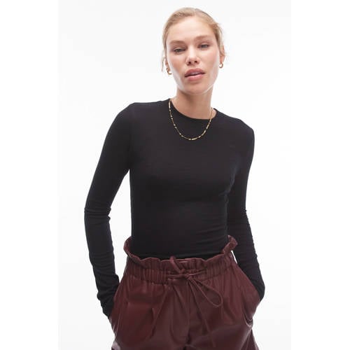 TOPSHOP longsleeve zwart afbeelding