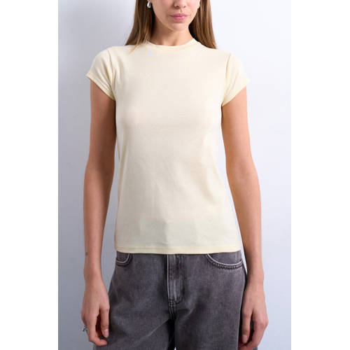 TOPSHOP T-shirt lichtgeel afbeelding