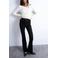 TOPSHOP Tsjamie Hr Flare Dnm Jeans Bl Noos high waist flared jeans black denim