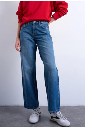 Tscinch Lr Wide Dnm Jeans Mb Noos straight leg jeans medium blue denim