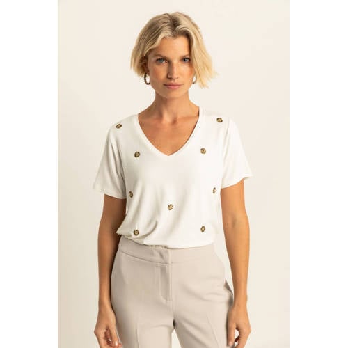 Expresso T-shirt ecru afbeelding