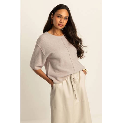 Expresso gebreide trui beige afbeelding