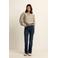Expresso high waist straight leg jeans dark blue denim
