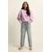 Expresso high waist tapered jeans light blue denim