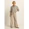 Expresso high waist wide leg jeans zand