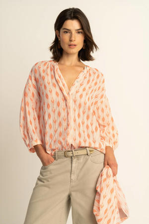 blouse oranje