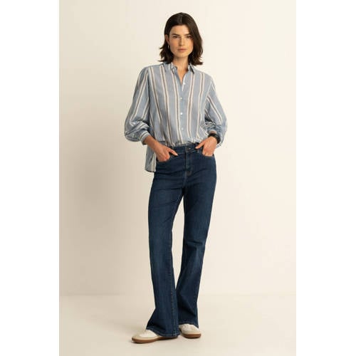 Expresso gestreepte blouse blauw afbeelding