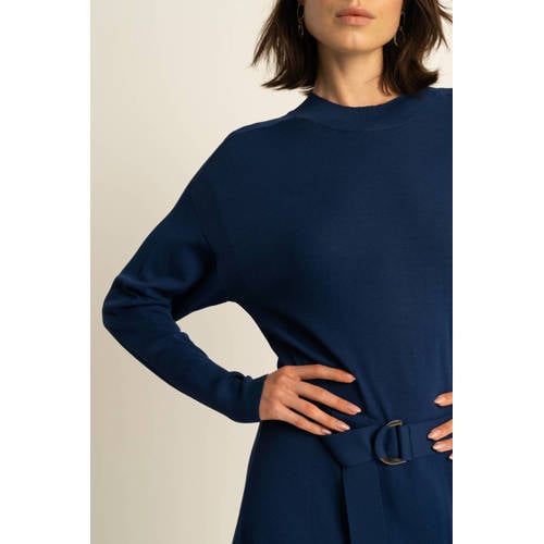 Expresso midi jurk donkerblauw afbeelding