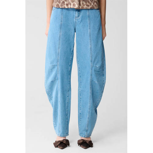 Shoeby barrel jeans light blue denim afbeelding