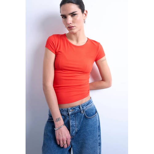 TOPSHOP T-shirt oranje afbeelding