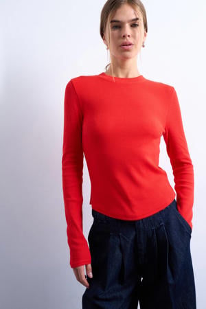 longsleeve rood