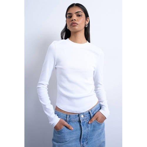 TOPSHOP longsleeve wit afbeelding