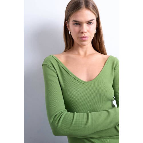 TOPSHOP longsleeve groen afbeelding