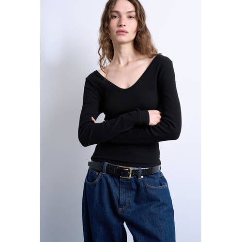 TOPSHOP longsleeve zwart afbeelding
