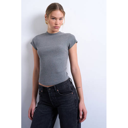 TOPSHOP T-shirt lichtgrijs afbeelding