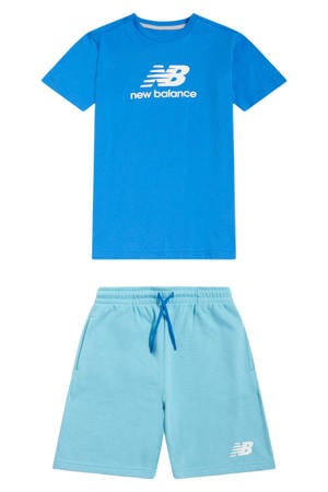 T-shirt + short blauw
