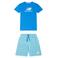 New Balance T-shirt + short blauw