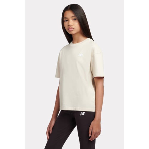 New Balance T-shirt beige afbeelding