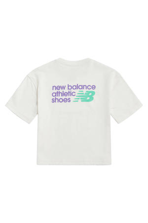 T-shirt met backprint wit