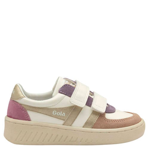 Gola Grandslam Quadrant sneakers wit/oranje/paars afbeelding