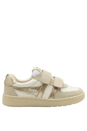 Hawk Mirror sneakers wit/beige/goud