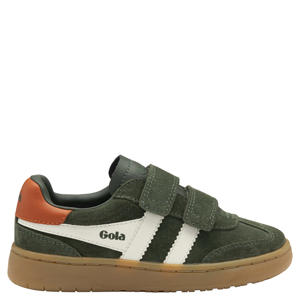 Viper Strap suède sneakers donkergroen/wit