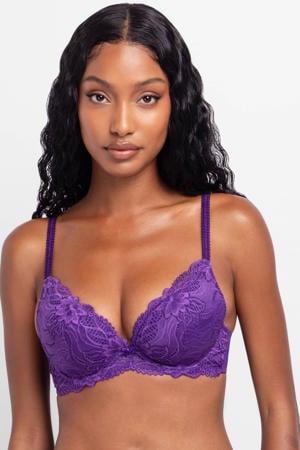 voorgevormde push-up bh Angie paars