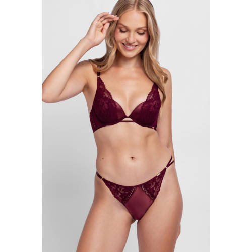 Dorina string Lyra Satin donkerrood afbeelding