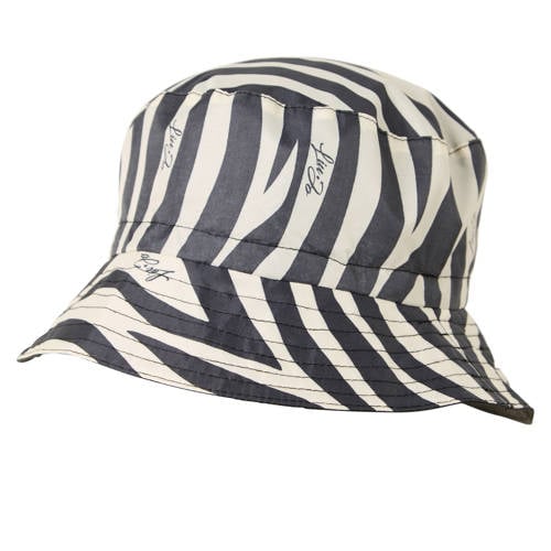 Liu Jo bucket hat met zebraprint zwart/wit afbeelding