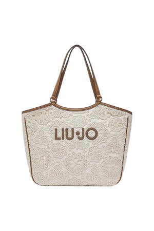 crochet shopper ecru
