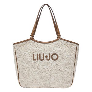 crochet shopper ecru