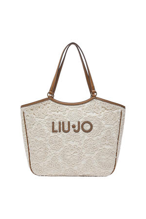 crochet shopper ecru