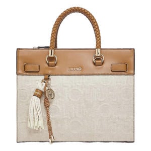 handtas Manh cognac/beige