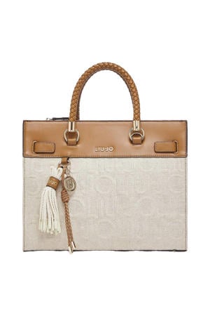 handtas Manh cognac/beige