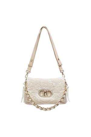 crossbody tas ecru