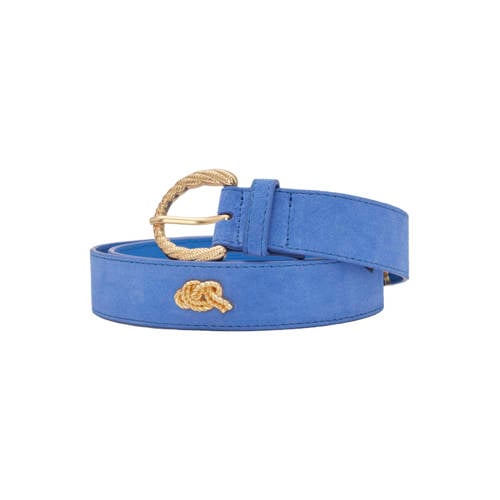 Fabienne Chapot suède riem Studded Marina blauw afbeelding