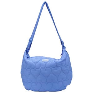 doorgestikte crossbody tas Fabio Maxi blauw