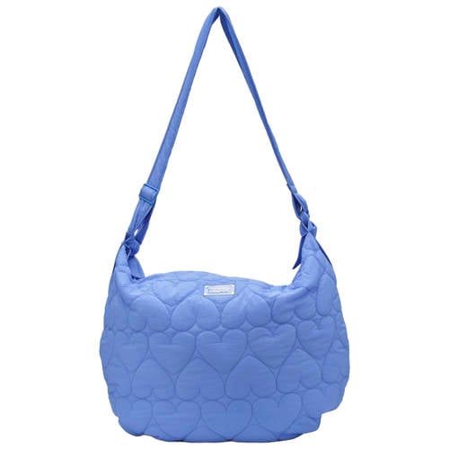 Fabienne Chapot doorgestikte crossbody tas Fabio Maxi blauw afbeelding