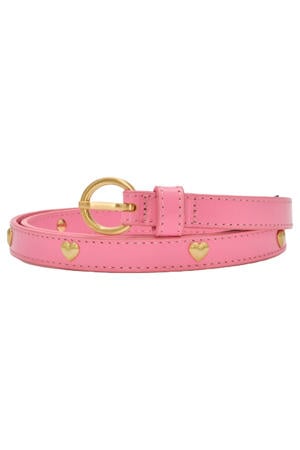 leren riem Bold Love Small roze