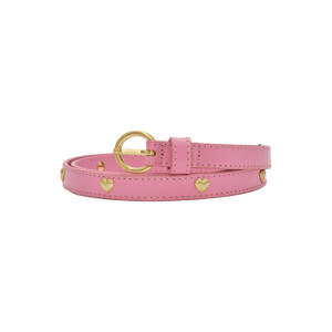 leren riem Bold Love Small roze