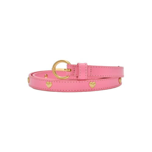 Fabienne Chapot leren riem Bold Love Small roze afbeelding